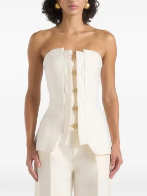 Manière De Voir Viviane clasp detail bandeau top