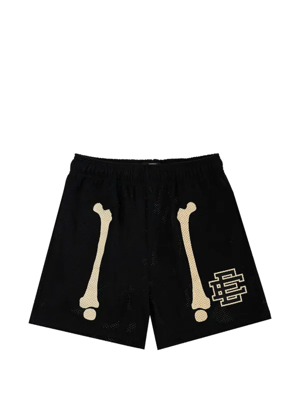 ERIC EMANUEL Bones mesh shorts