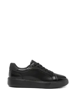 SERGIO MORETTI FIRENZE leather panelled sneakers