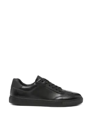 SERGIO MORETTI FIRENZE panelled leather sneakers