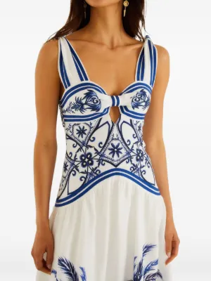 FARM Rio Wonderful City printed midi dress