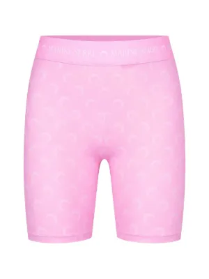 Marine Serre Moon jersey mini shorts
