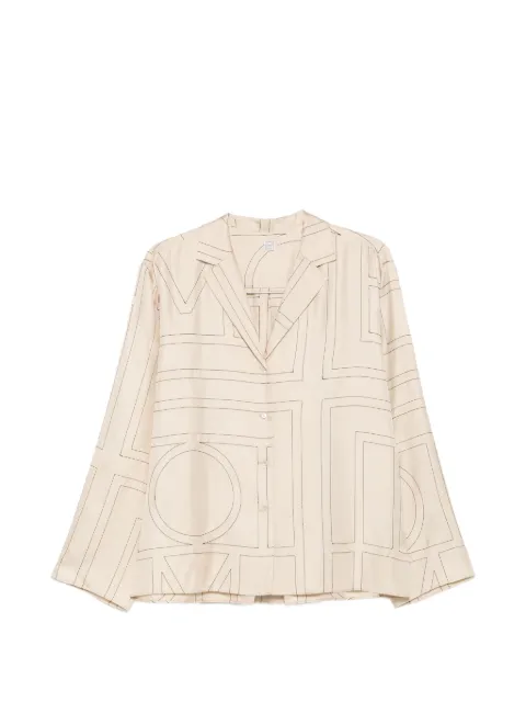 TOTEME monogram-print shirt