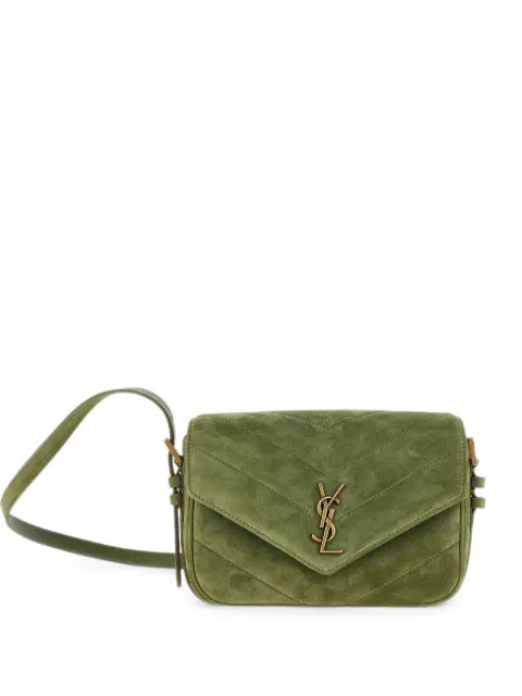 Saint Laurent Loulou Toy crossbody in matelassé suede