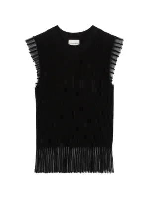 Claudie Pierlot high-neck knitted top