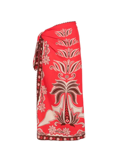 FARM Rio Ainika floral-print maxi skirt