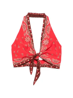 FARM Rio Ainika floral-print blouse