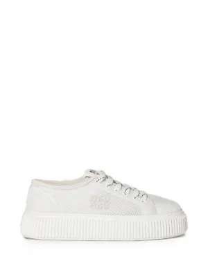 Miu Miu mesh fabric sneakers
