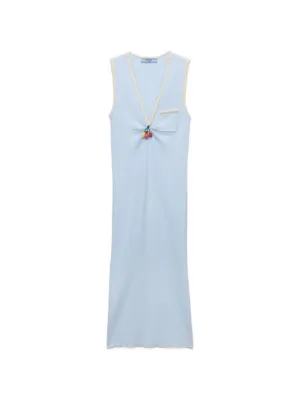 Prada cotton boucl&eacute; dress