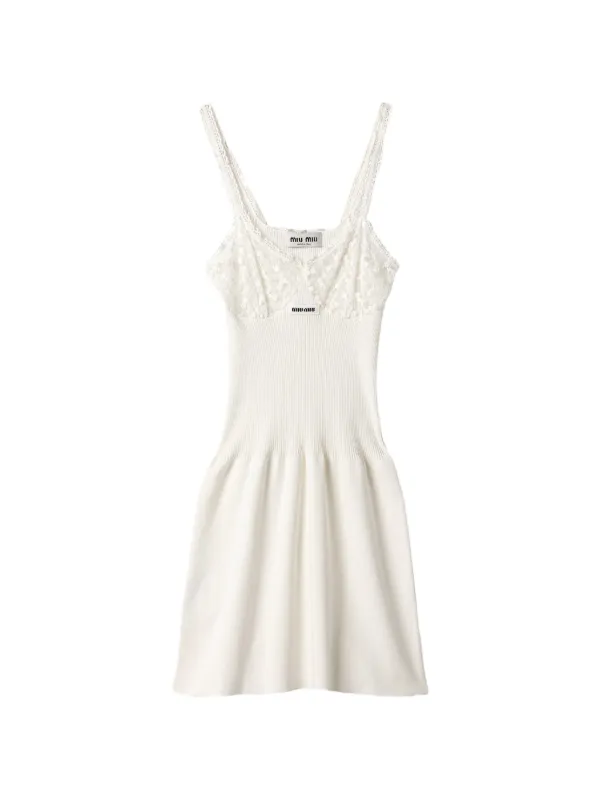 Miu Miu cotton and lace dress