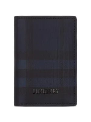 Burberry City Check folding card case