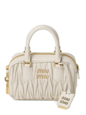 Miu Miu Arcadie Matelass&eacute; nappa leather bag
