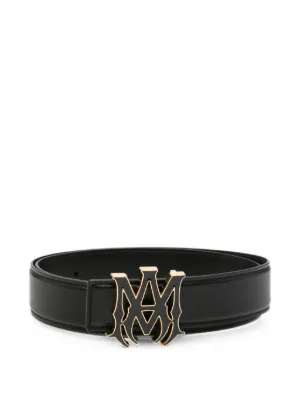 AMIRI logo leather belt