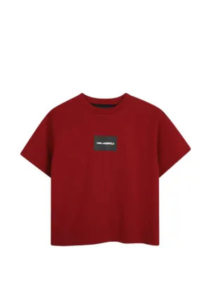 Karl Lagerfeld Kids logo-print short-sleeve T-shirt