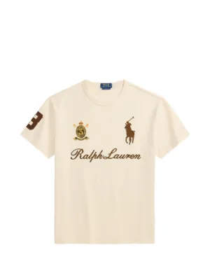 Polo Ralph Lauren logo-embroidered crest-patch T-shirt