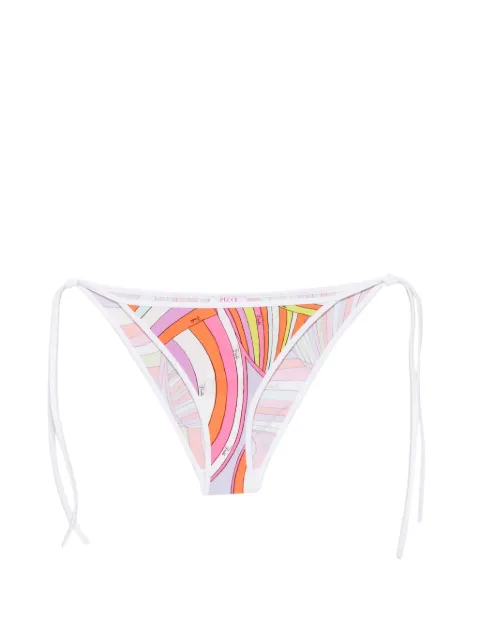 PUCCI Iride-print side-tie bikini bottoms