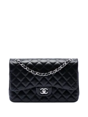 CHANEL Pre-Owned 2012-2013 Jumbo Classic Lambskin Double Flap shoulder bag