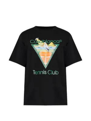 Casablanca Tennis Club graphic-print T-shirt