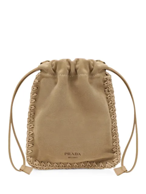 Prada whipstitch-trim smartphone case 