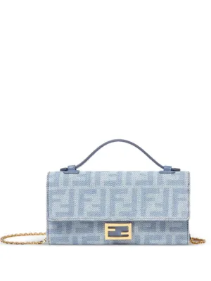 FENDI Baguette Continental chain wallet