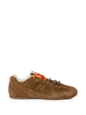 Miu Miu x New Balance 530 suede logo-patch sneakers
