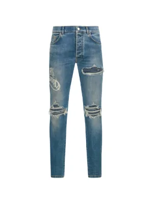 AMIRI Hollywood MX1 distressed denim jeans
