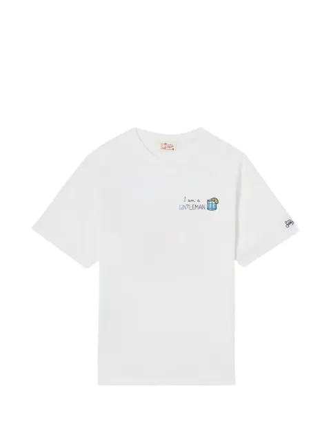 MC2 Saint Barth Portofino logo-embroidered T-shirt