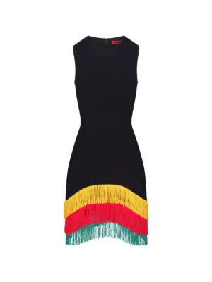 Simon Miller Bowie fringe-trimmed mini dress