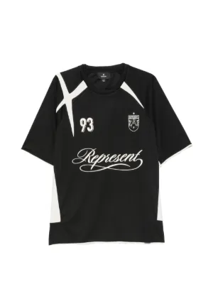 Represent Star Football logo-print T-shirt
