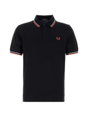 Fred Perry twin-tipped piqu&eacute; polo shirt