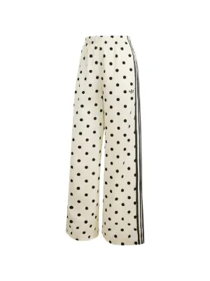 adidas polka-dot satin track pants 