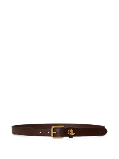 Lauren Ralph Lauren Logo-Keeper leather belt