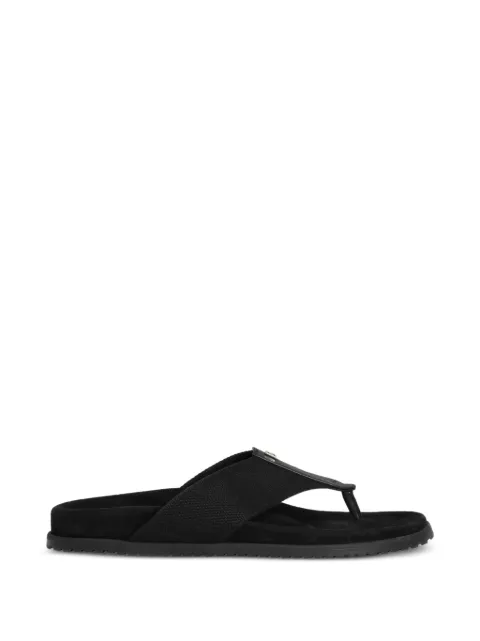 Dolce & Gabbana logo-plaque flip-flops