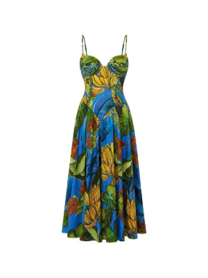 FARM Rio floral-print maxi dress