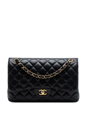 CHANEL Pre-Owned 2014-2015 Jumbo Classic Lambskin Double Flap shoulder bag