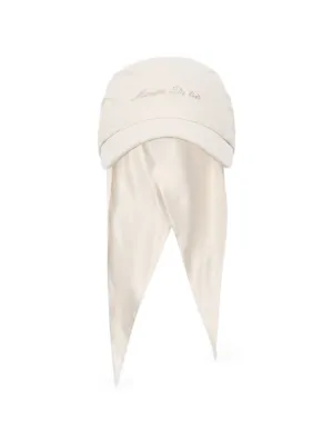 Manière De Voir Arianne linen bandana cap natural