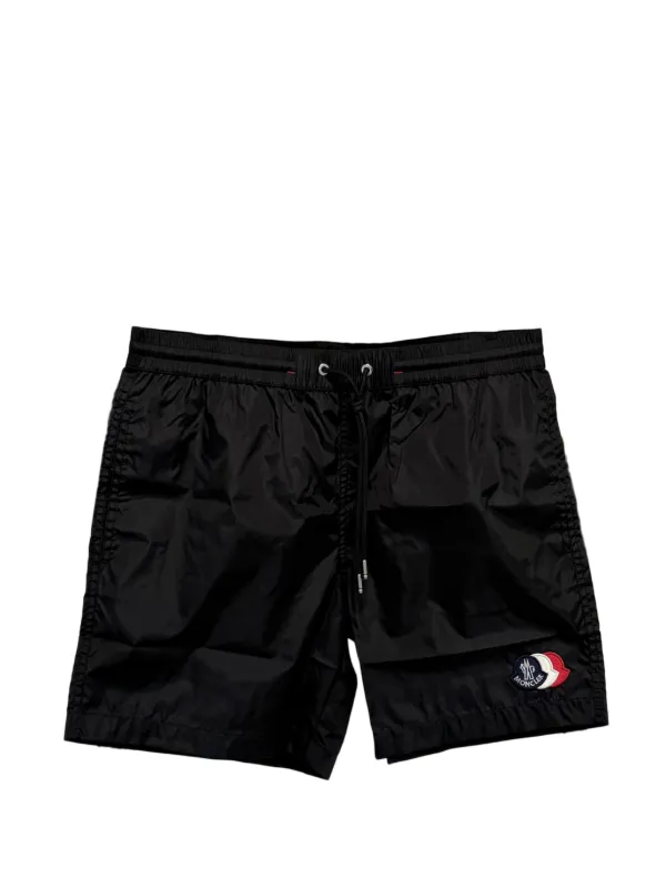 Moncler logo-patch swim shorts
