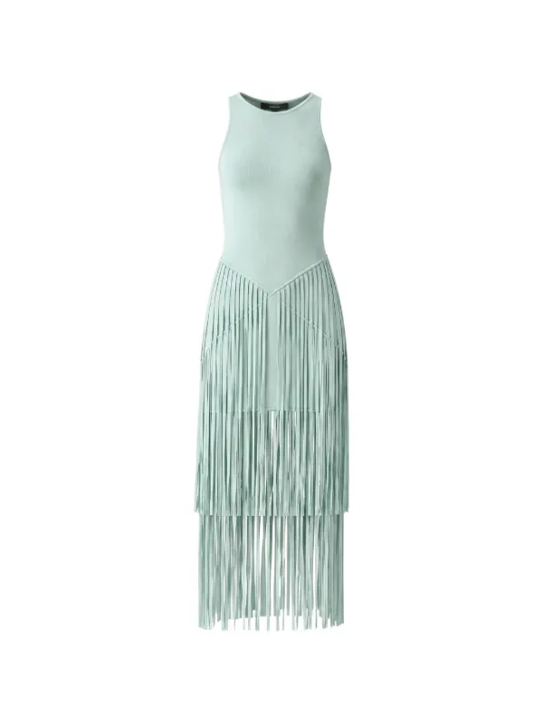 Toccin Jora fringe-trimmed dress