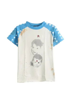Enfants Riches D&eacute;prim&eacute;s Down Syndrome Aleph graphic-print T-shirt