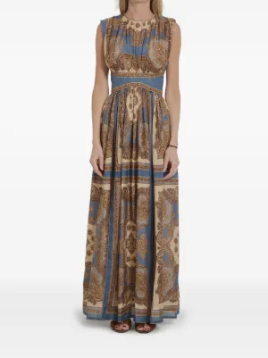 ZIMMERMANN paisley-print sleeveless maxi dress
