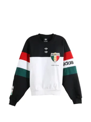 adidas x Willy Chavarria logo-print panelled sweater