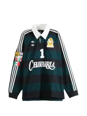 adidas  x Willy Chavarria striped long-sleeve sweater