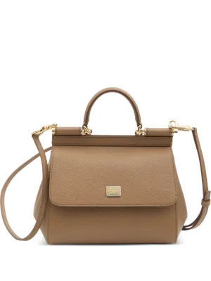 Dolce & Gabbana small Sicily leather tote bag