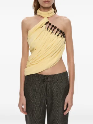 Christopher Esber Droplet halterneck top