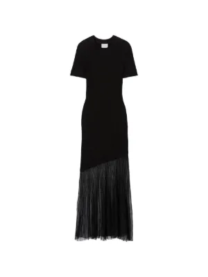 Claudie Pierlot long flared knitted dress