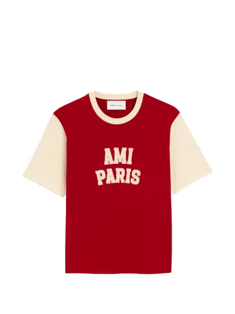 AMI Paris cotton t-shirt with Ami Paris embroidery