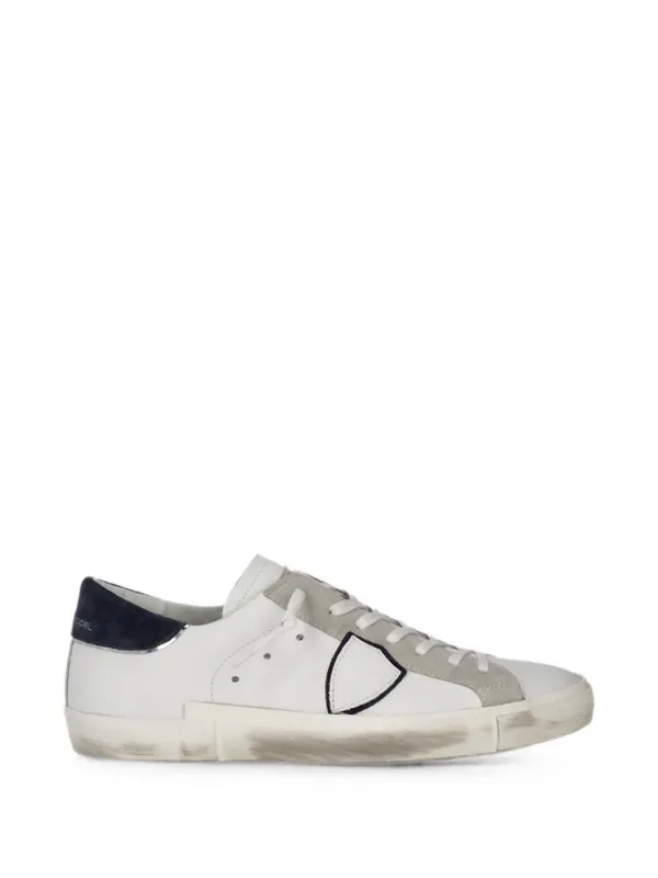 Philippe Model Paris distressed leather sneakers