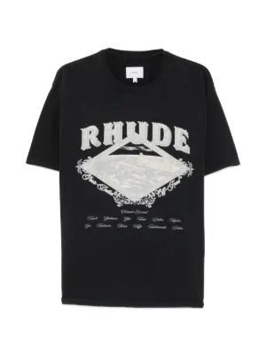 RHUDE Dakar Convoy logo-print T-shirt