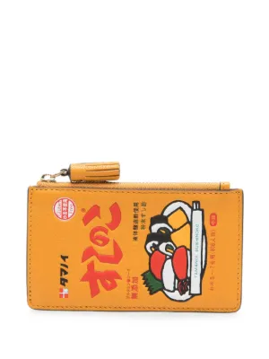 Anya Hindmarch Sushi No Ko leather card holder