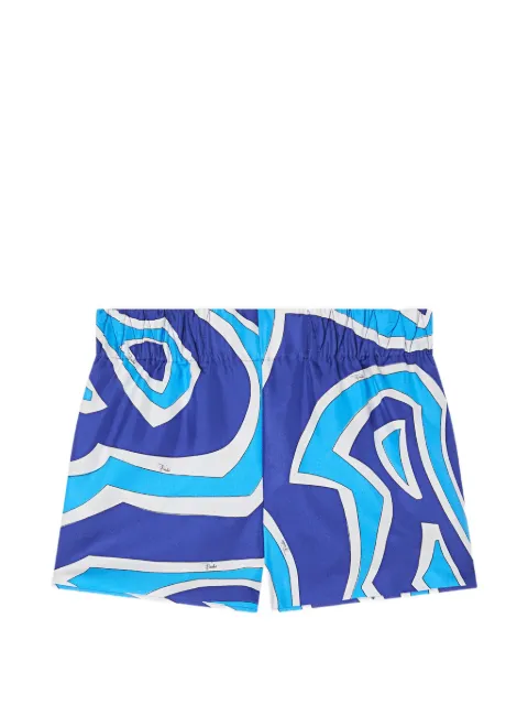 PUCCI Iride-print silk shorts